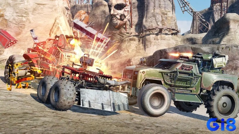 Tiêu diệt hết kẻ địch để chiến thắng là nhiệm vụ chính trong Crossout Mobile