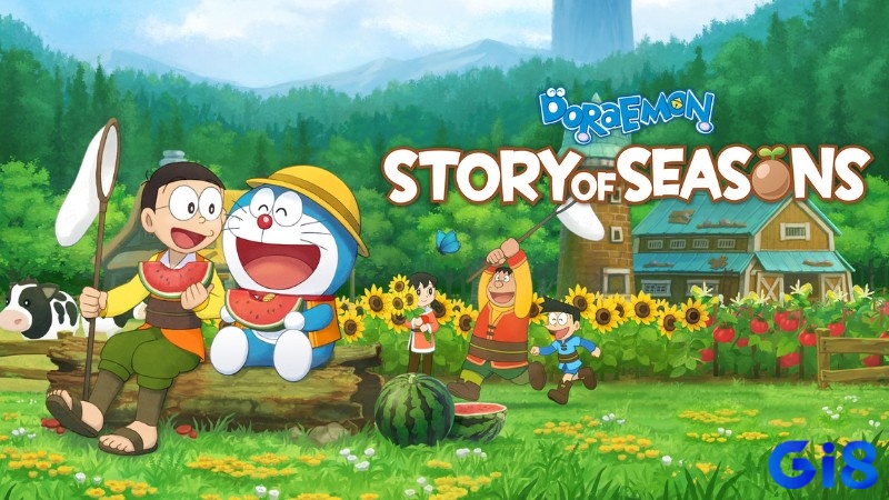 Game doraemon story of seasons kể về nhóm bạn 5 người