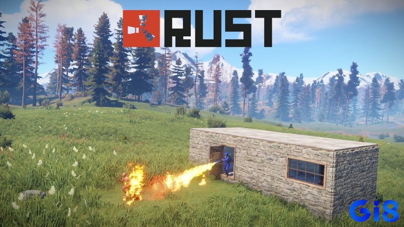 Rust là một trong những các game sinh tồn hay trên pc được đánh giá cao về tính khắc nghiệt và chân thực