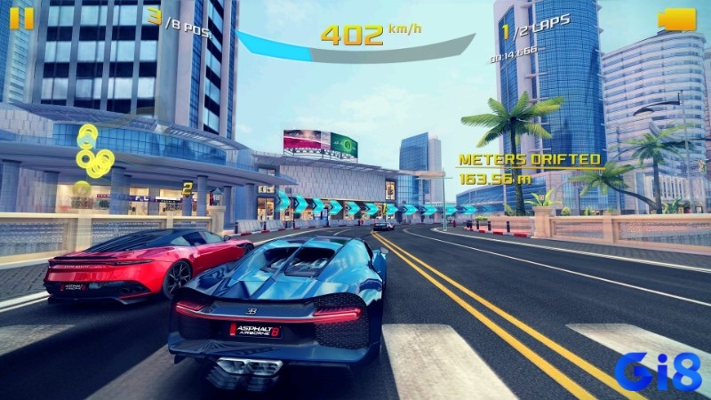 Game asphalt 8: airborne cung cấp nhiều tùy chọn điều khiển khác nhau để phù hợp với sở thích của từng người chơi