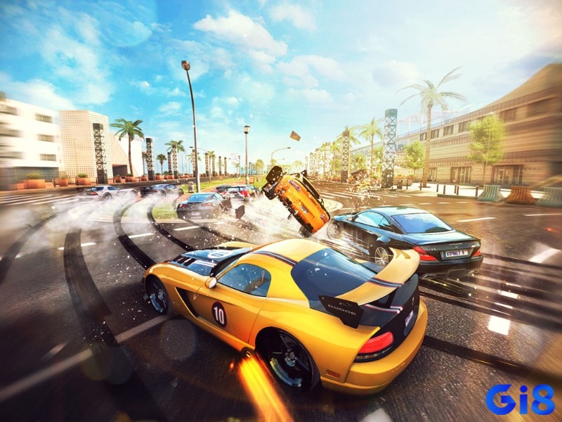Game asphalt 8: airborne có một hệ thống xe đồ sộ với hơn 300 mẫu xe được phân loại thành 5 hạng từ D đến S