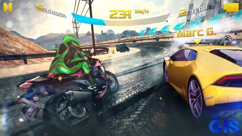 Drift là một trong những kỹ thuật quan trọng nhất trong game asphalt 8: airborne