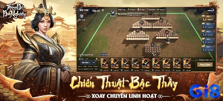 Hùng Đồ Bá Nghiệp là game SLG chiến thuật thời gian thực hấp dẫn