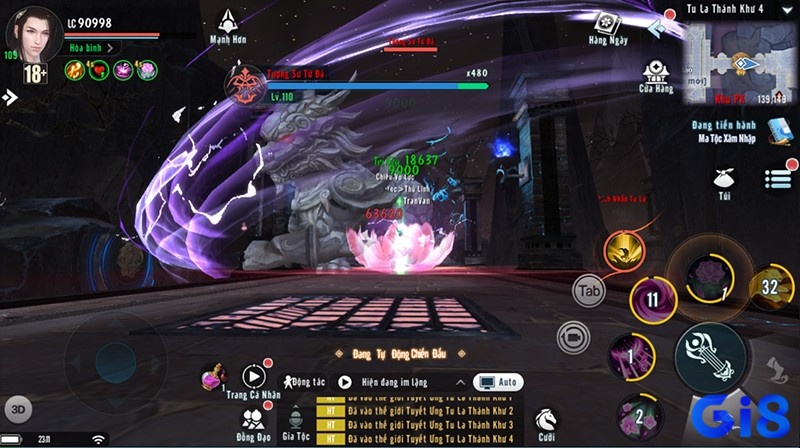 Game Tuyết Ưng VNG có lối chơi nhập vai hấp dẫn giúp bạn PK đã tay