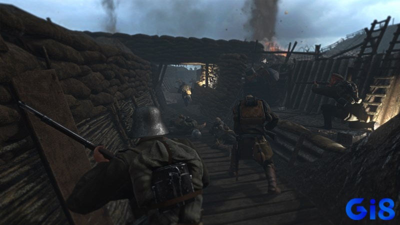 Đồ họa trong Game Verdun hướng đến sự chân thực và tái hiện chi tiết
