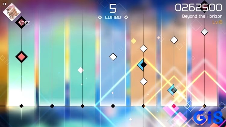 VOEZ là game tốc độ cao, phản xạ linh hoạt