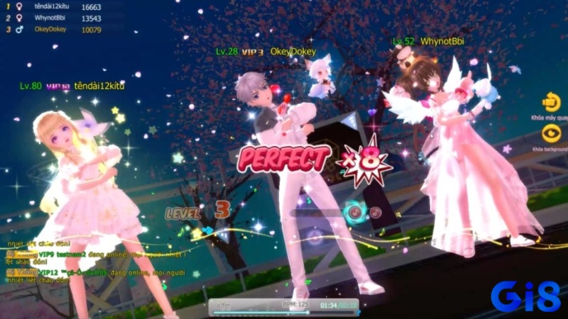 Giữ chuỗi Perfect giúp tăng combo và điểm số cao