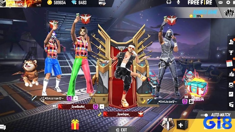 Free Fire – tựa game mobile battle royale phổ biến nhất tại Việt Nam nhờ tối ưu tốt và gameplay nhanh.