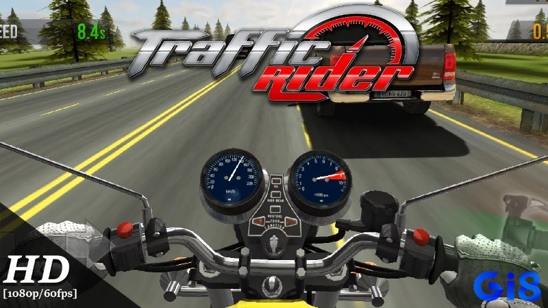 Traffic Rider gây nghiện với tốc độ cao và âm thanh động cơ chân thật
