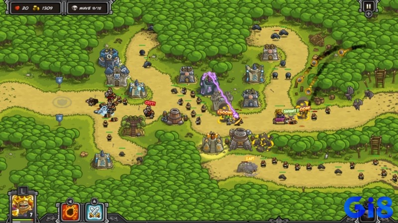Game offline chiến thuật Kingdom Rush hấp dẫn với đồ họa bắt mắt