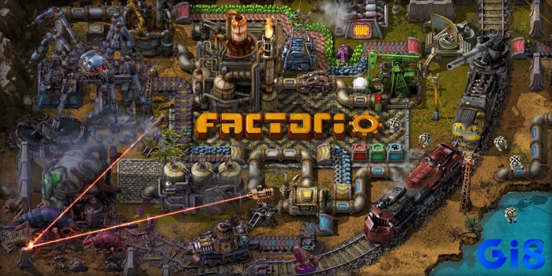 Factorio – xây dựng dây chuyền sản xuất tối ưu trong hành tinh xa lạ đầy thử thách.