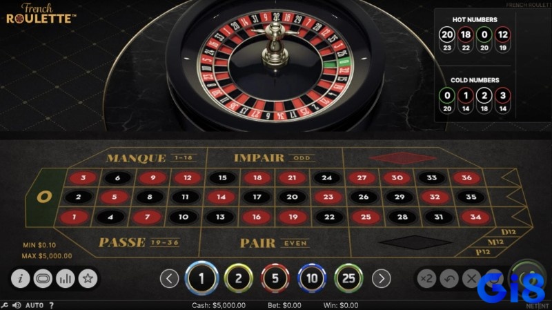 Phần mềm chất lượng cao từ NetEnt, Playtech mang lại trải nghiệm roulette online mượt mà và chính xác