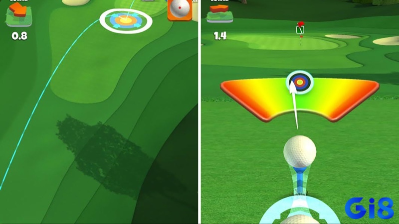 Cách căn chỉnh và thả bóng chuẩn xác trong Golf Clash để đạt cú đánh Perfect