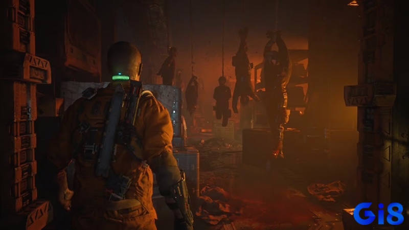 Nỗi kinh hoàng không gian đậm chất Dead Space trong The Callisto Protocol.