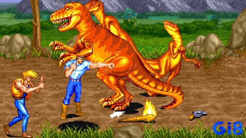 Cadillacs and Dinosaurs – huyền thoại đi cảnh hành động tuổi thơ