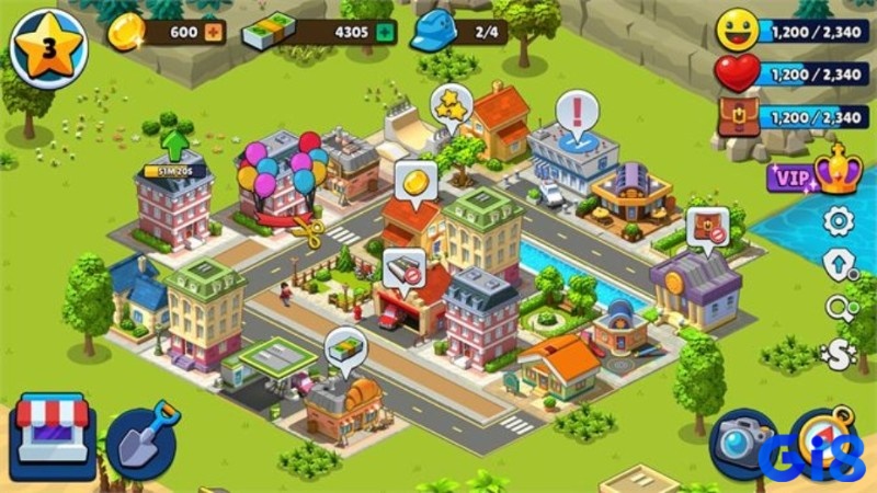 Các game xây nhà Android có nhiều ưu điểm bởi sự sáng tạo không giới hạn cho người chơi