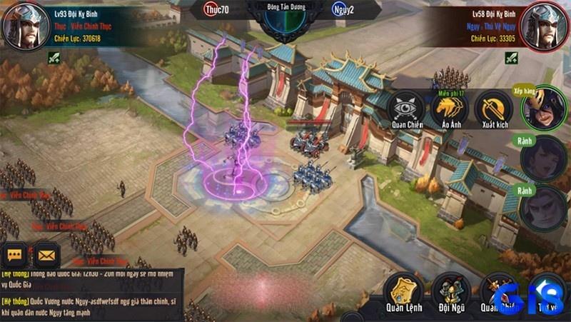 Game công thành xưng đế mobile tạo nên những trận quốc chiến liên server khốc liệt, thỏa mãn khát khao xưng bá.