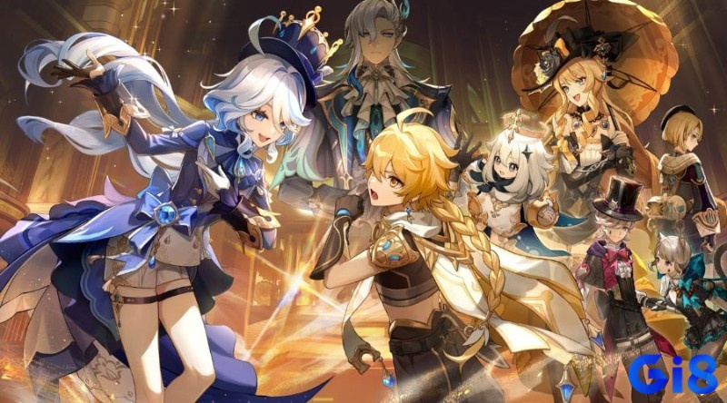 Game nhập vai thế giới mở anime, chiến đấu nguyên tố và khám phá Teyvat.