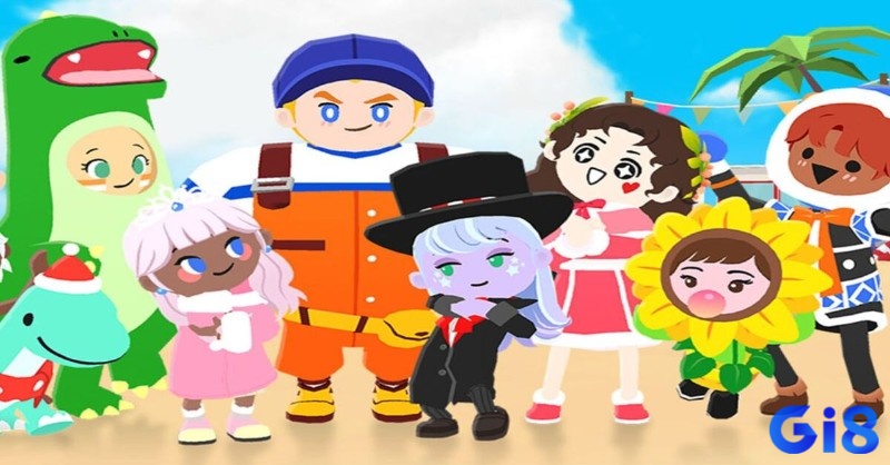 Game xã hội ảo, tạo nhân vật, trang trí nhà cửa và chơi minigame.