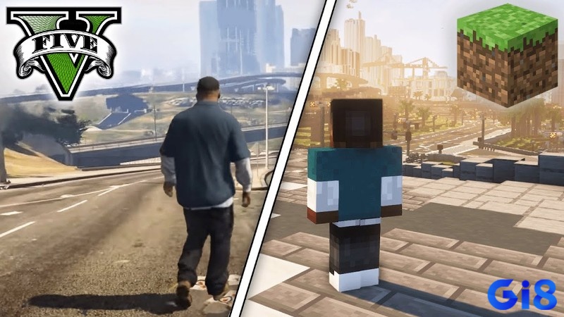 GTA V và Minecraft mang đến hành trình khám phá và sinh tồn không giới hạn cho người chơi