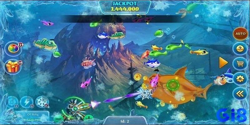Cá rùa xanh có hình dáng và màu sắc đặc trưng giúp dễ dàng phân biệt trong game