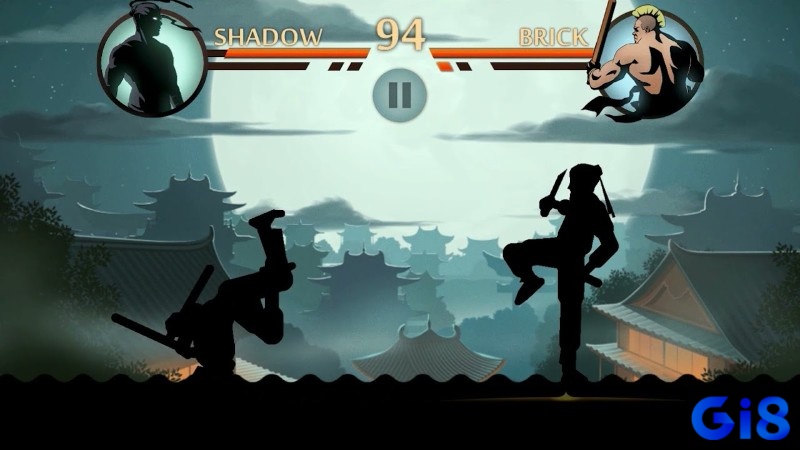 Shadow Fight 2 với lối chơi đối kháng vô cùng hấp dẫn và kịch tính