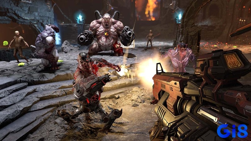 Doom Eternal cũng nằm trong top các game offline hay nhất cho PC với lối chơi bắn súng đẹp mắt