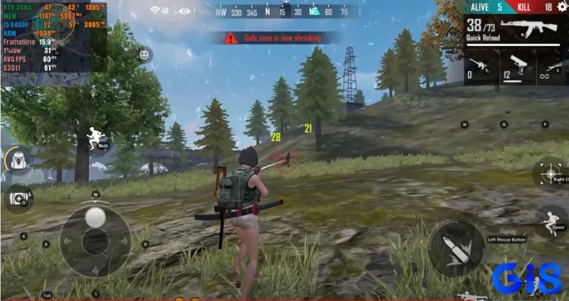 Nhịp độ nhanh và bản đồ nhỏ tạo nên phong cách chiến đấu dồn dập của tựa game bắn súng online Android này.