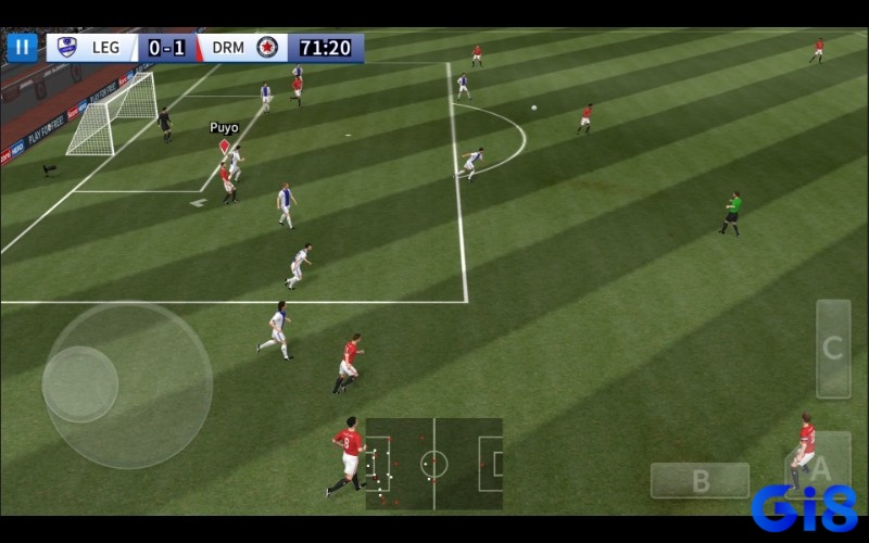 Dream League Soccer nổi bật bởi lối chơi đơn giản nhưng cuốn hút không kém