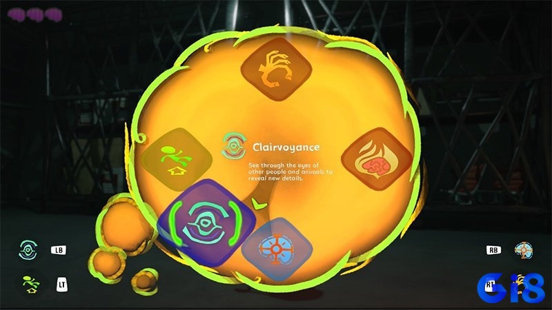 Các kỹ năng của nhân vật sẽ tập trung vào khả năng khám phá thế giới tâm trí của các nhân vật khác