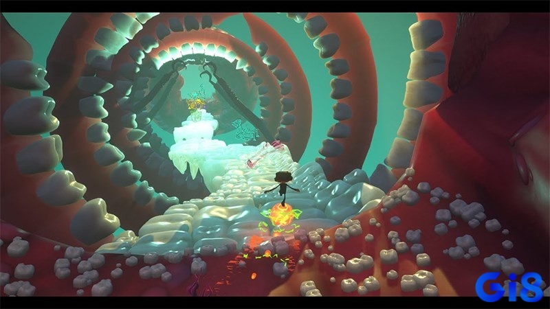 Các màn chơi trong game Psychonauts 2 được xây dựng như một thế giới nội tâm đầy sự sáng tạo