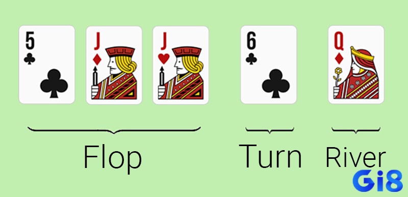 Turn và River là những vòng quyết định cuối cùng, ảnh hưởng trực tiếp đến kết quả ván bài theo luật poker cơ bản.