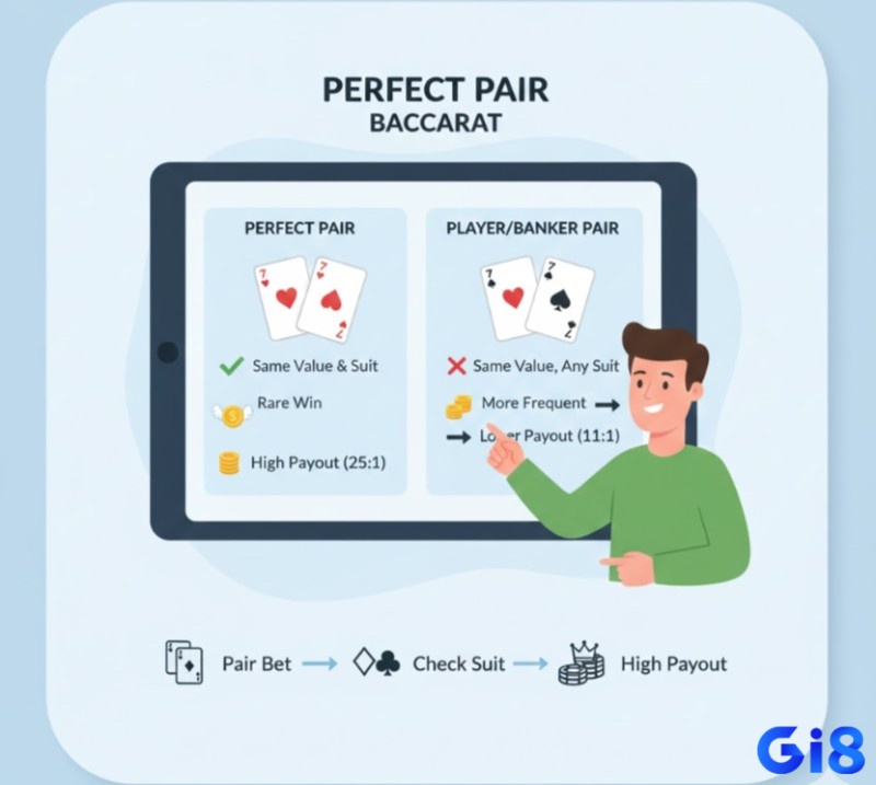 Perfect pair baccarat là gì?