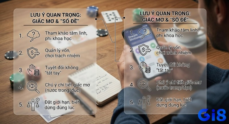 Checklist 5 lưu ý quan trọng, giải mã giấc mơ cá lớn cho số đề, giúp chơi trách nhiệm, quản lý vốn, biết dừng đúng lúc
