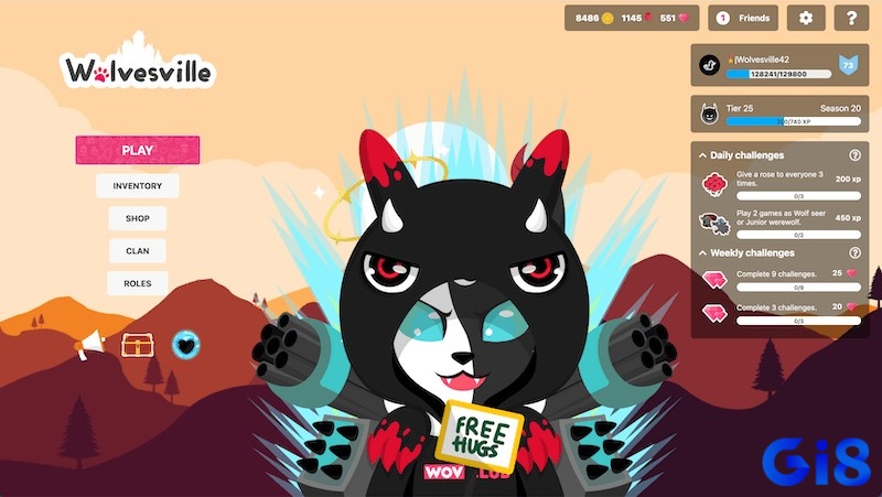 olvesville game online nhiều người chơi phong cách Ma Sói trực tuyến
