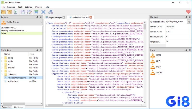 APK Editor Studio giúp việc chỉnh sửa tài nguyên APK trực quan và dễ quan sát hơn