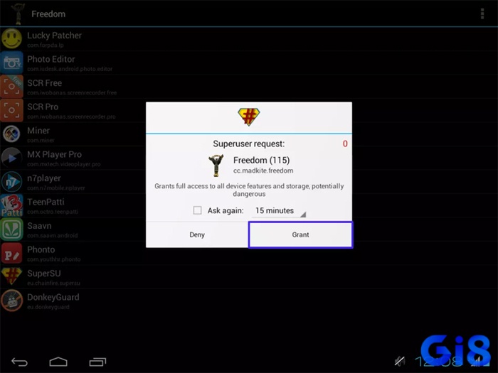 Freedom là ứng dụng Android từng được cộng đồng game thủ quan tâm rộng rãi