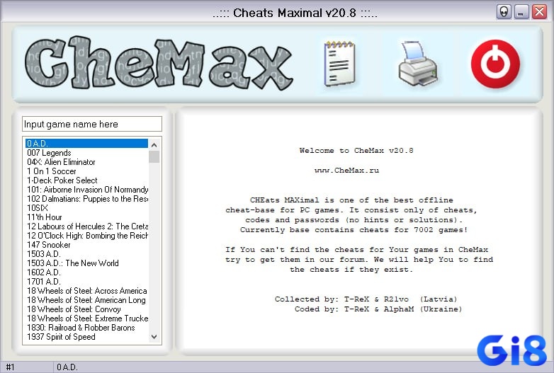 CheMax là kho mã cheat tiện lợi dành cho người muốn tìm nhanh lệnh và bí mật trong game