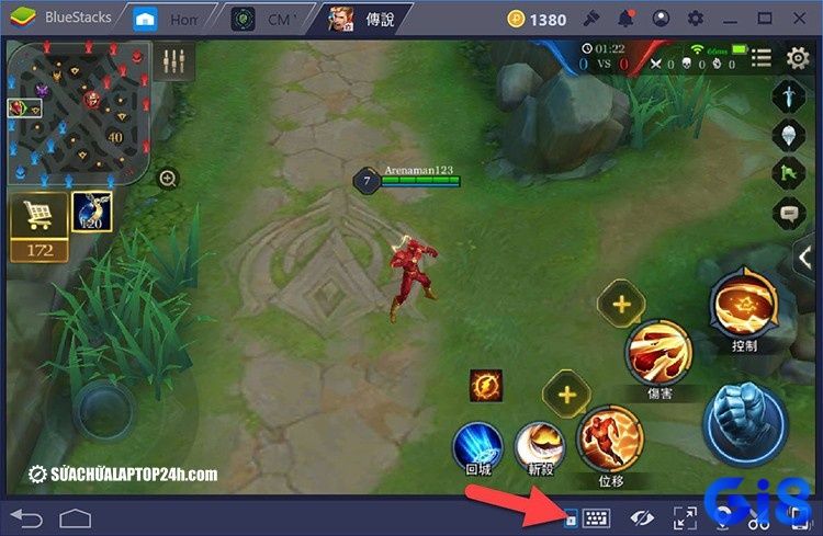 Liên Quân Mobile trên PC cho góc nhìn rộng và dễ theo dõi giao tranh