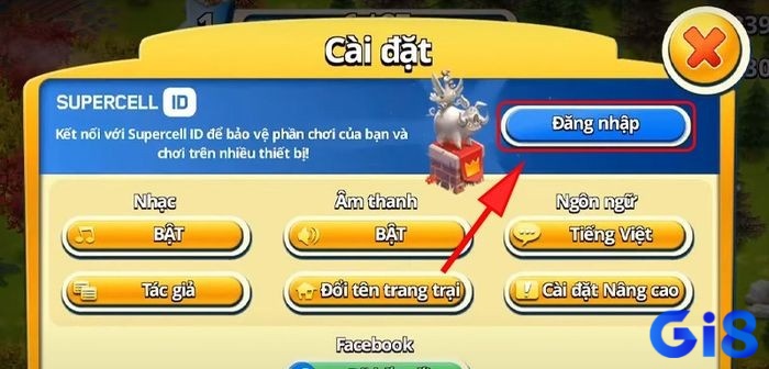 Supercell ID giúp bảo vệ tiến trình nông trại